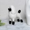 Mono Dog Figurine, White - 23x12.5x24.5 Cm