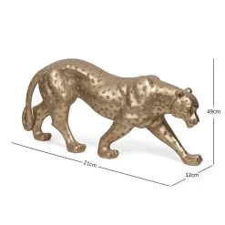 Wild Walk Accent Figurine, Gold - 21x49 Cm -decoration 5110401501664 4
