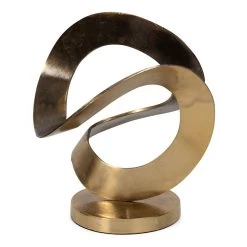 Fold Decor Accent, Rustic Gold - 30x33 Cm