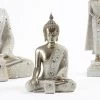 Sitting Buddha, Silver - 20x30 Cm