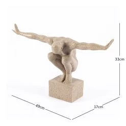 Atlas Decor Accent, Brown - 49x17x33 Cm 7 Atlas Decor Accent, Brown - 49x17x33 Cm -decoration 5110401502050 4 13