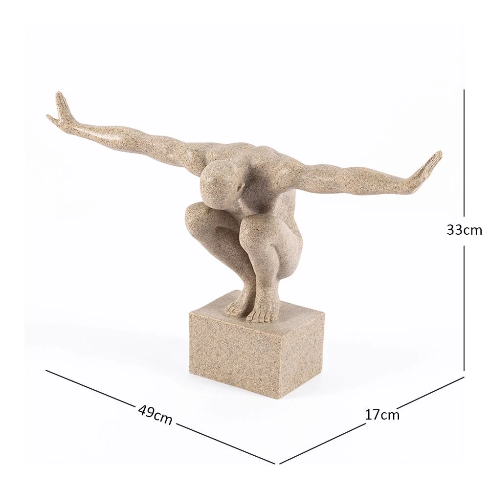 Atlas Decor Accent, Brown - 49x17x33 Cm 4 Atlas Decor Accent, Brown - 49x17x33 Cm - Image 4