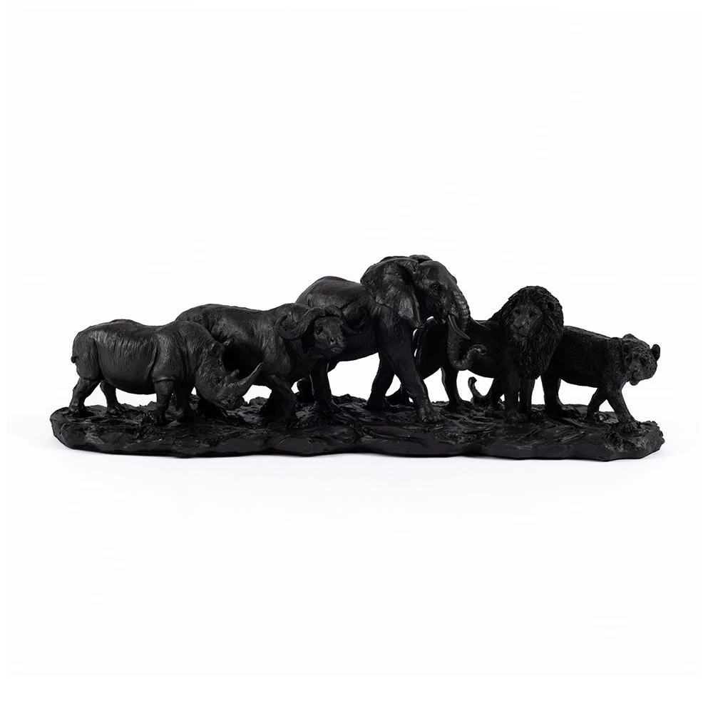 Safari Decor Accent, Black - 48x14x15 Cm 2 Safari Decor Accent, Black - 48x14x15 Cm - Image 2