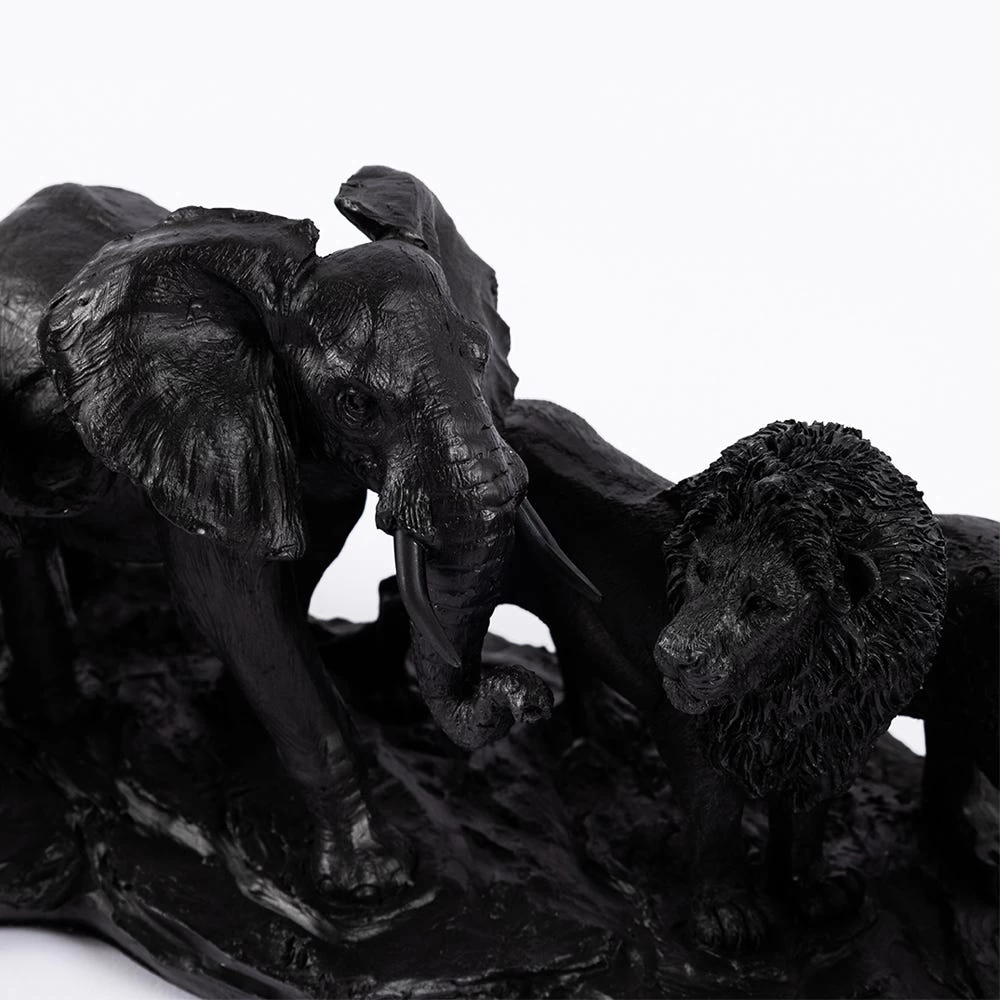 Safari Decor Accent, Black - 48x14x15 Cm 3 Safari Decor Accent, Black - 48x14x15 Cm - Image 3