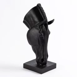 Stud Decor Accent, Black - 55x36x88 Cm