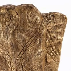 Tusker Handcrafted Decor Accent, Natural & Gold - 31x61 Cm -decoration 5110401502210 3 13