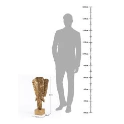 Tusker Handcrafted Decor Accent, Natural & Gold - 31x61 Cm -decoration 5110401502210 4 13