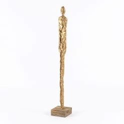 Cloak Handcrafted Decor Accent, Natural & Gold - 9x60.5 Cm