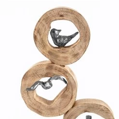 Tweet Handcrafted Decor Accent, Natural & Silver - 18x59 Cm 8 Tweet Handcrafted Decor Accent, Natural & Silver - 18x59 Cm -decoration 5110401502302 4 13