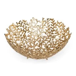 Bask Decor Bowl, Gold - 15x35 Cm