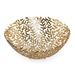 Bask Decor Bowl, Gold - 15x39 Cm