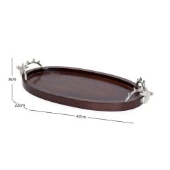 Joy Decor Tray, Gold - 47x2x9 Cm -decoration 5110402100361 4