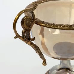 Taj Decor Bowl, Metallic & Gold - 34x23x27 Cm -decoration 5110402100460 3