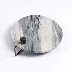 Savvy Decorative Tray, White & Pearl Black - 30x25 Cm -decoration 5110402100590 3