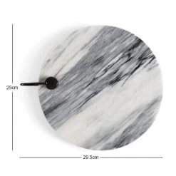 Savvy Decorative Tray, White & Pearl Black - 30x25 Cm -decoration 5110402100590 5