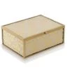 Decorative Gold Glass Box