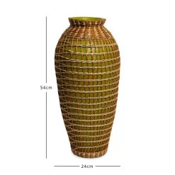 Rainbow Vase, Yellow & Natural - 29x54 Cm -decoration 5110403005580 3