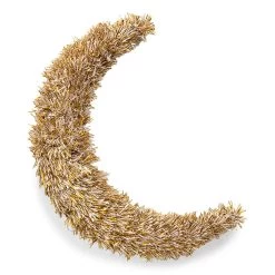 Crescent Light, White & Gold - 40x8x30 Cm