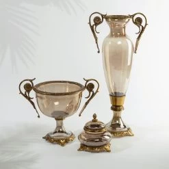 Taj Decor Jar, Metallic & Gold - 14x12.5 Cm 7 Taj Decor Jar, Metallic & Gold - 14x12.5 Cm -decoration 5110403005733 4