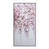 Bloom Framed Art, Pink - 60x120 Cm