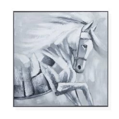 Stance Framed Art, Grey - 90x90 Cm