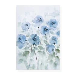 Fluer Unframed Canvas Art, Purple - 60x90 Cm