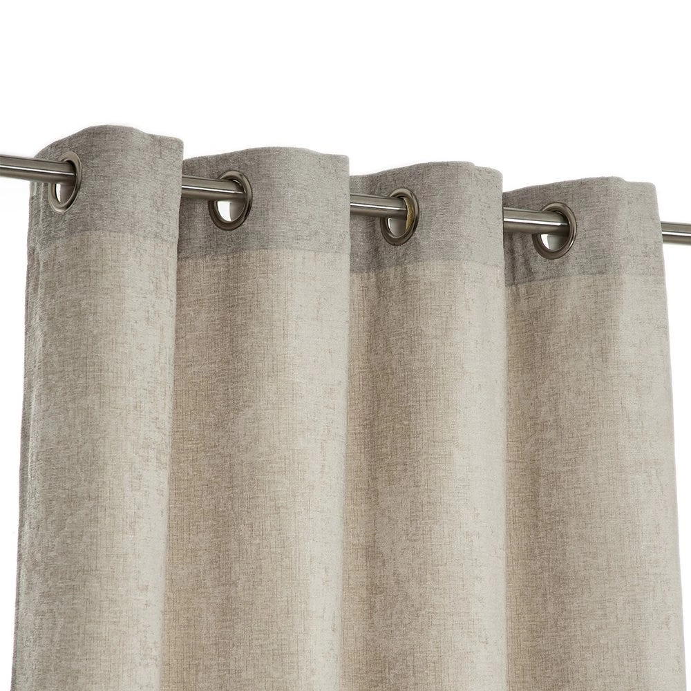 Chenille Curtain, 300 X 140 Cms, Silver 2 Chenille Curtain, 300 X 140 Cms, Silver - Image 2