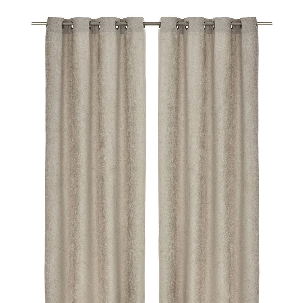 Chenille Curtain, 300 X 140 Cms, Silver 1 Chenille Curtain, 300 X 140 Cms, Silver