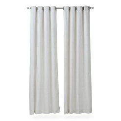 2-Piece Monza Curtain, Beige - 240x140 Cms