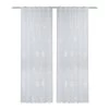 2-Piece Zaynab Sheer Curtain, White – 140x240 Cm