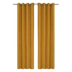2-Piece Clementia Curtain, Yellow β 140x240 Cm