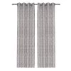 2-Piece Parker Jacquard Curtain, Dark Beige – 135x300 Cm