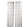 2-Piece Yuri Jacquard Curtain, Ivory – 135x300 Cm