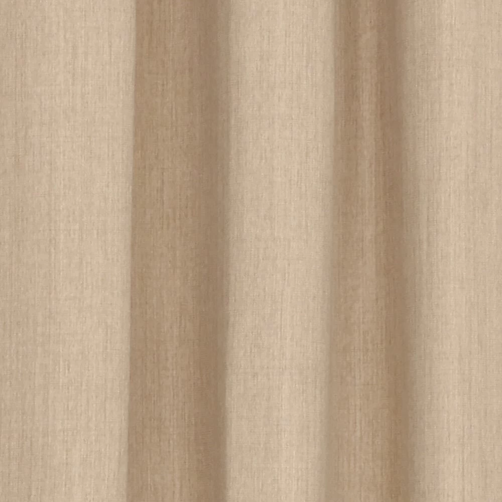2-Piece Solar Curtain Set, Beige - 140x300 Cm 3 2-Piece Solar Curtain Set, Beige - 140x300 Cm - Image 3