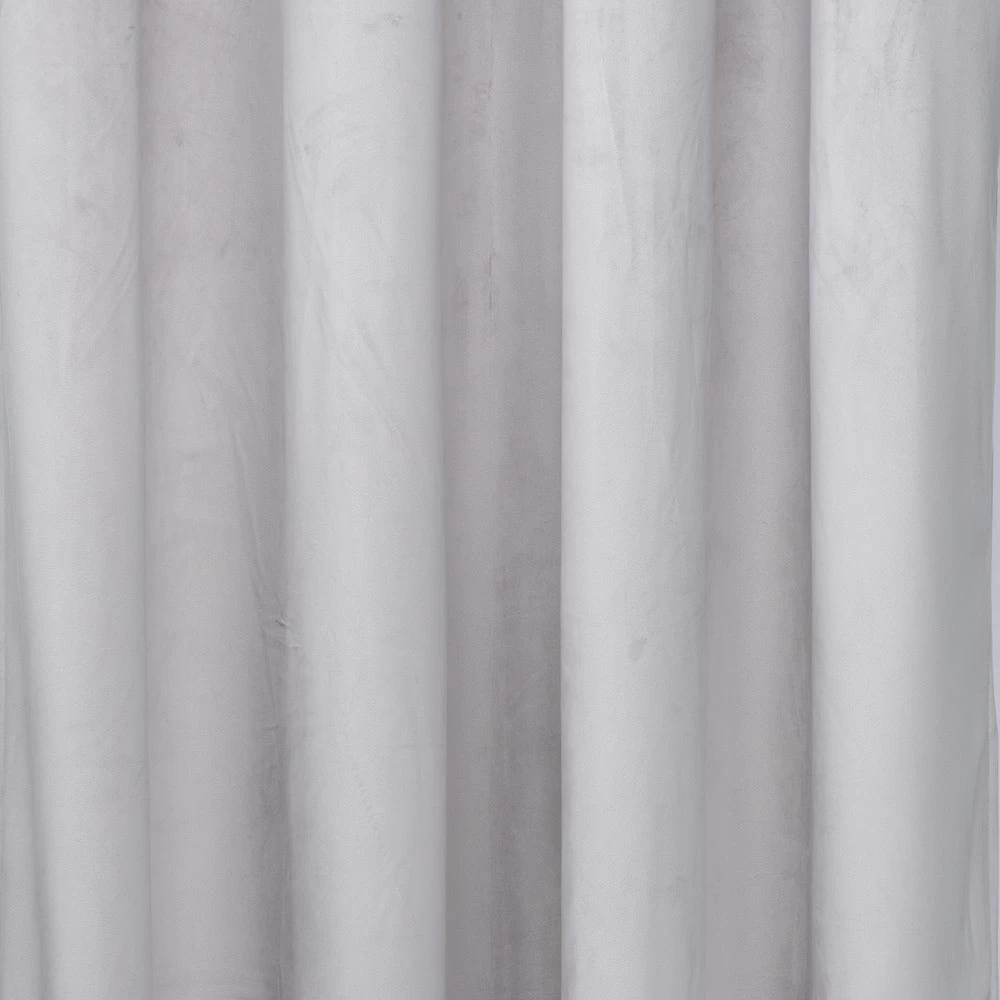 2-Piece Tiffany Curtain, Silver – 135x300 Cm 2 2-Piece Tiffany Curtain, Silver – 135x300 Cm - Image 2