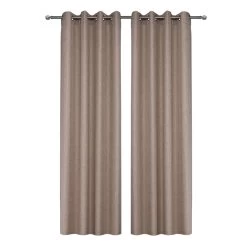 2-Piece Clint Curtain Set, Linen - 140x240 Cm