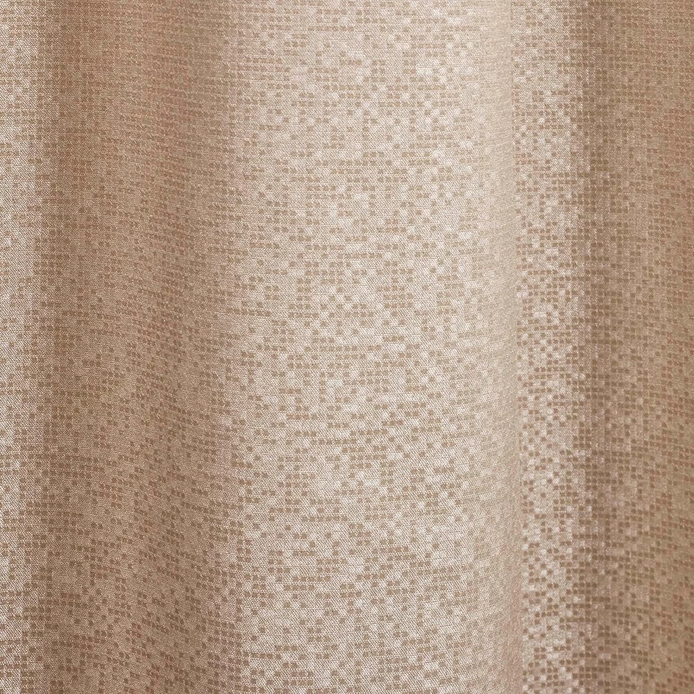 2-Piece Maliha Curtain Set, Taupe - 140x300 Cm 2 2-Piece Maliha Curtain Set, Taupe - 140x300 Cm - Image 2