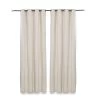 2-Piece Zayn Curtain Set, Ivory - 140x300 Cm