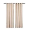 2-Piece Cosima Curtain Set, Biscuit - 140x300 Cm