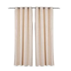 2-Piece Cosima Curtain Set, Biscuit - 140x300 Cm
