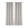 2-Piece Cosima Curtain Set, Silver - 140x300 Cm