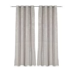2-Piece Cosima Curtain Set, Silver - 140x300 Cm