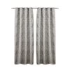 2-Piece Mabel Curtain Set, Light Gold - 140x300 Cm
