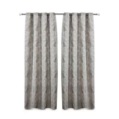 2-Piece Mabel Curtain Set, Light Gold - 140x300 Cm