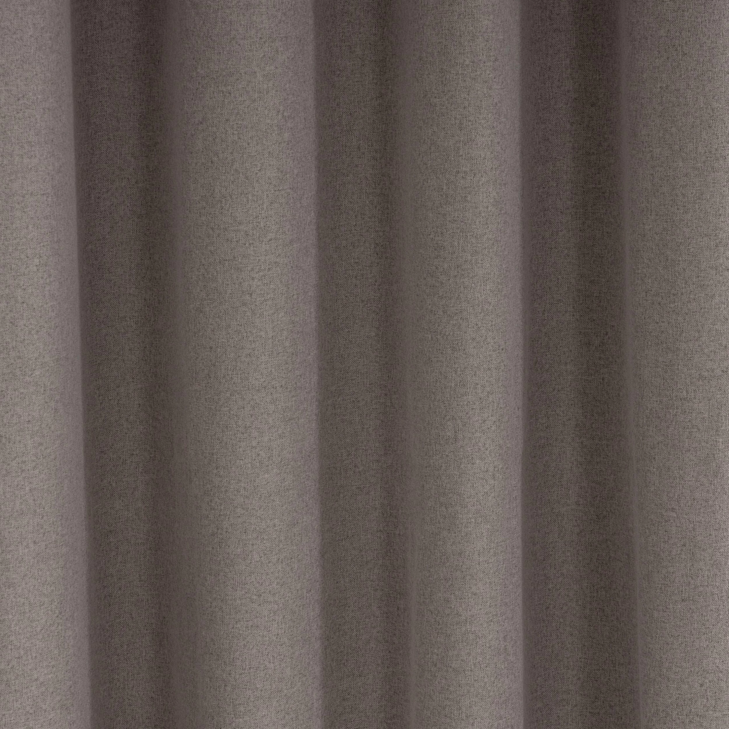 2-Piece Melis Black Out Curtain Set, Brown - 135x300 Cm 2 2-Piece Melis Black Out Curtain Set, Brown - 135x300 Cm - Image 2