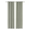 2-Piece Melis Black Out Curtain Set, Pistachio - 135x300 Cm