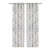2-Piece Gardenia Blackout Curtain Set, Multicolour - 140X300 Cm
