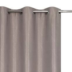 Otis Embossed 2-Piece Blackout Curtain Set, Taupe - 140x240 Cm 6 Otis Embossed 2-Piece Blackout Curtain Set, Taupe - 140x240 Cm -decoration 5110701504198 3