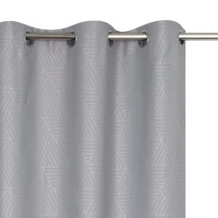 Otis Embossed 2-Piece Blackout Curtain Set, Grey - 140x240 Cm 6 Otis Embossed 2-Piece Blackout Curtain Set, Grey - 140x240 Cm -decoration 5110701504204 3