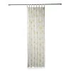 Butterfly Curtain Set, Yellow & White - 135x240 Cm